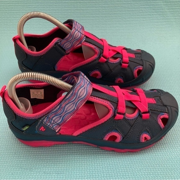 Merrell Woman's Hydro Waterproof Hiking Active Sandal Gray /Pink Size US 5 - Picture 1 of 8